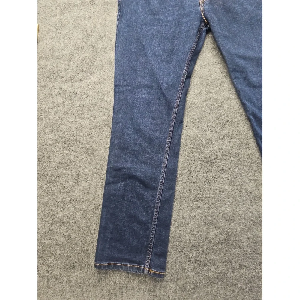 Levis 511 Slim Fit Mens Jeans 38x32(38x31) Dark Wash Blue Stretch Denim